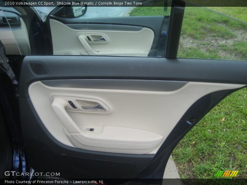 Shadow Blue Metallic / Cornsilk Beige Two Tone 2010 Volkswagen CC Sport
