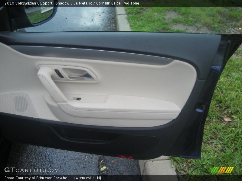 Shadow Blue Metallic / Cornsilk Beige Two Tone 2010 Volkswagen CC Sport
