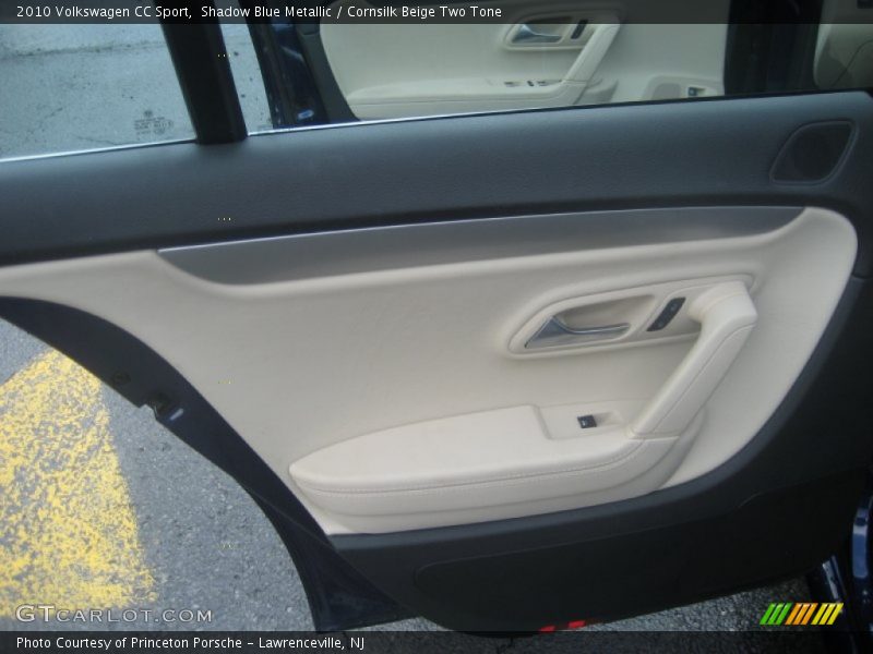 Shadow Blue Metallic / Cornsilk Beige Two Tone 2010 Volkswagen CC Sport