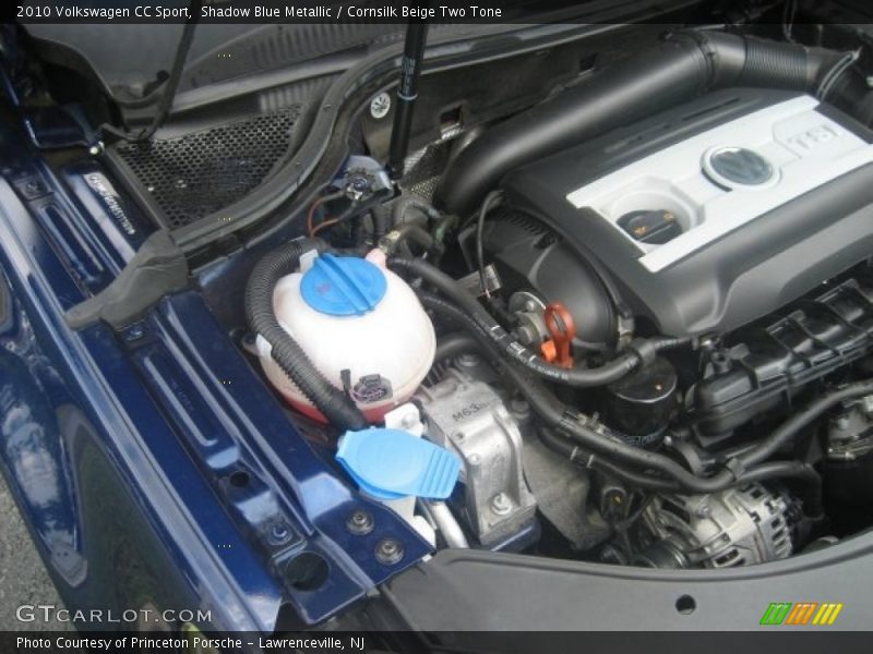 Shadow Blue Metallic / Cornsilk Beige Two Tone 2010 Volkswagen CC Sport