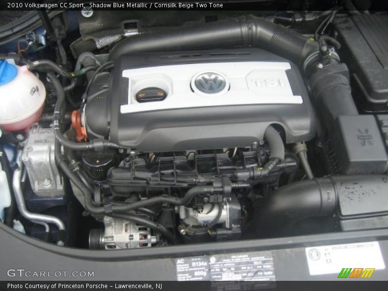 Shadow Blue Metallic / Cornsilk Beige Two Tone 2010 Volkswagen CC Sport