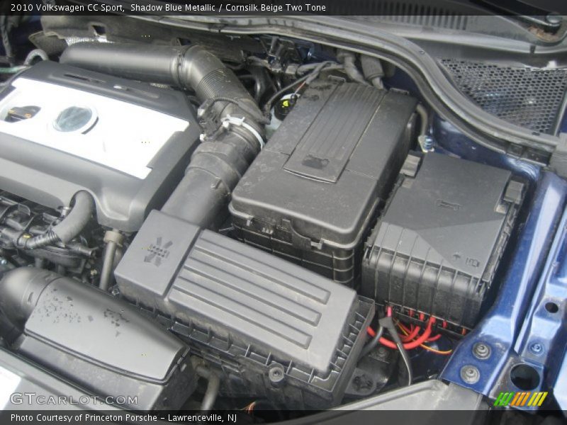 Shadow Blue Metallic / Cornsilk Beige Two Tone 2010 Volkswagen CC Sport