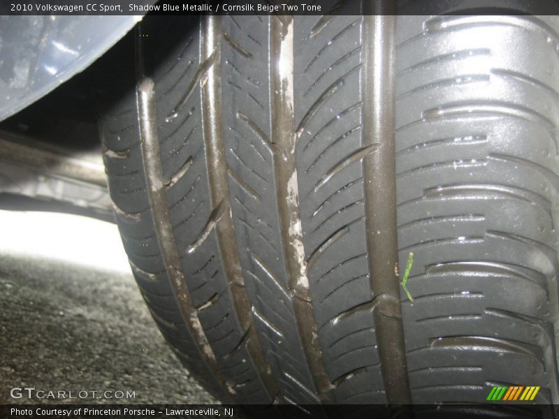 Shadow Blue Metallic / Cornsilk Beige Two Tone 2010 Volkswagen CC Sport