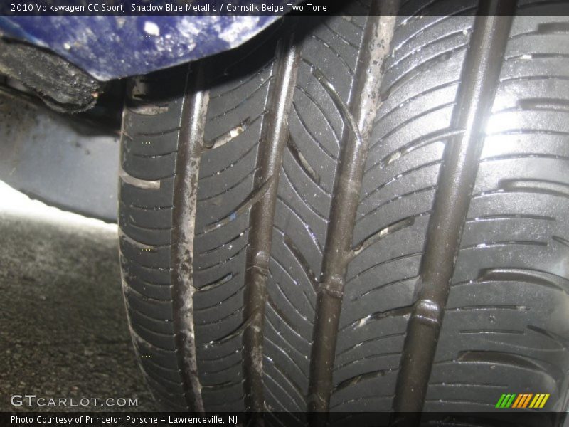 Shadow Blue Metallic / Cornsilk Beige Two Tone 2010 Volkswagen CC Sport
