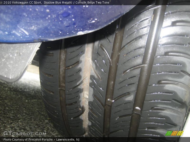 Shadow Blue Metallic / Cornsilk Beige Two Tone 2010 Volkswagen CC Sport