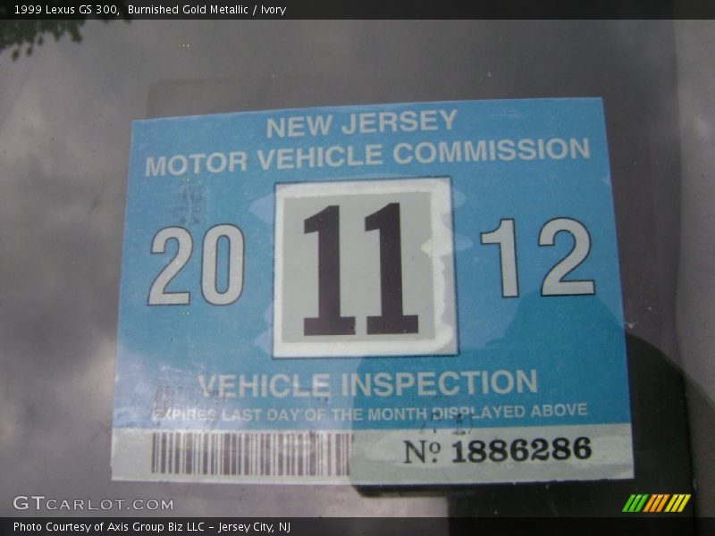 Burnished Gold Metallic / Ivory 1999 Lexus GS 300