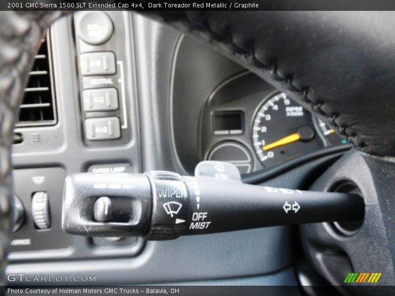 Dark Toreador Red Metallic / Graphite 2001 GMC Sierra 1500 SLT Extended Cab 4x4
