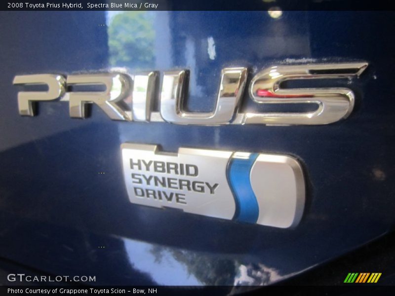 Spectra Blue Mica / Gray 2008 Toyota Prius Hybrid