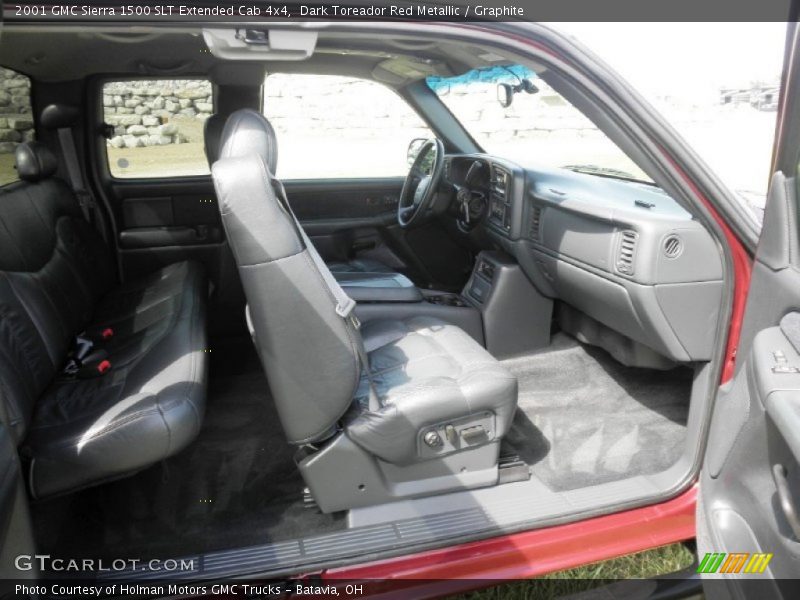 Dark Toreador Red Metallic / Graphite 2001 GMC Sierra 1500 SLT Extended Cab 4x4