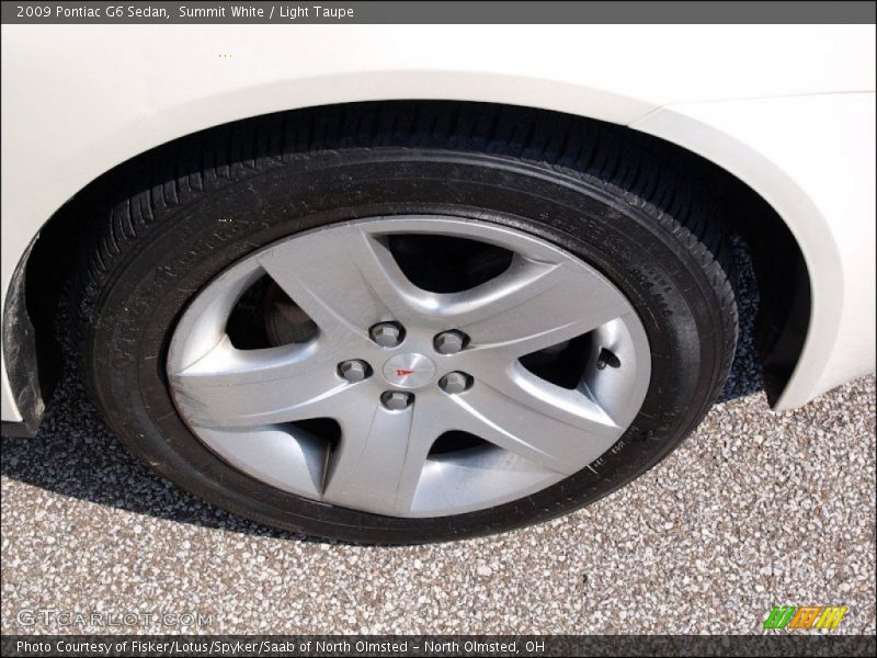 Summit White / Light Taupe 2009 Pontiac G6 Sedan