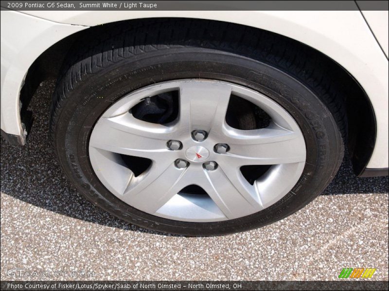 Summit White / Light Taupe 2009 Pontiac G6 Sedan