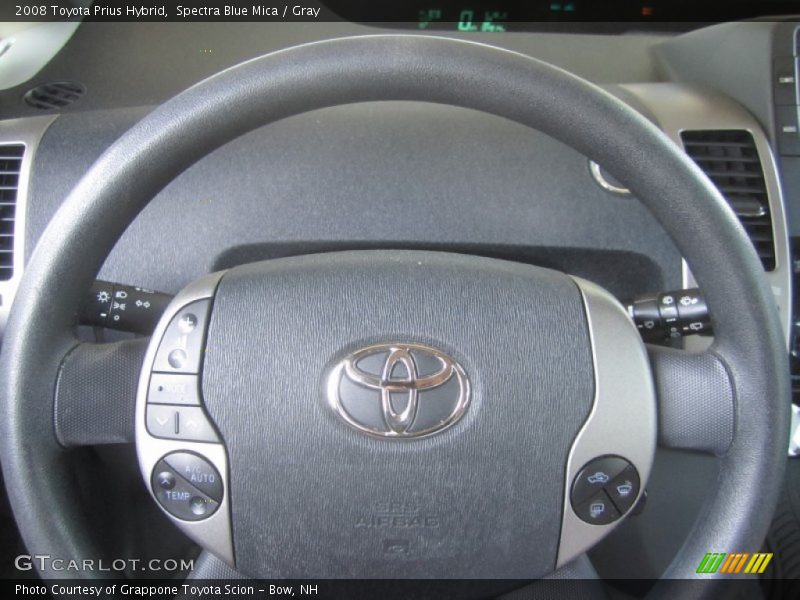 Spectra Blue Mica / Gray 2008 Toyota Prius Hybrid