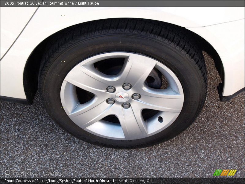 Summit White / Light Taupe 2009 Pontiac G6 Sedan