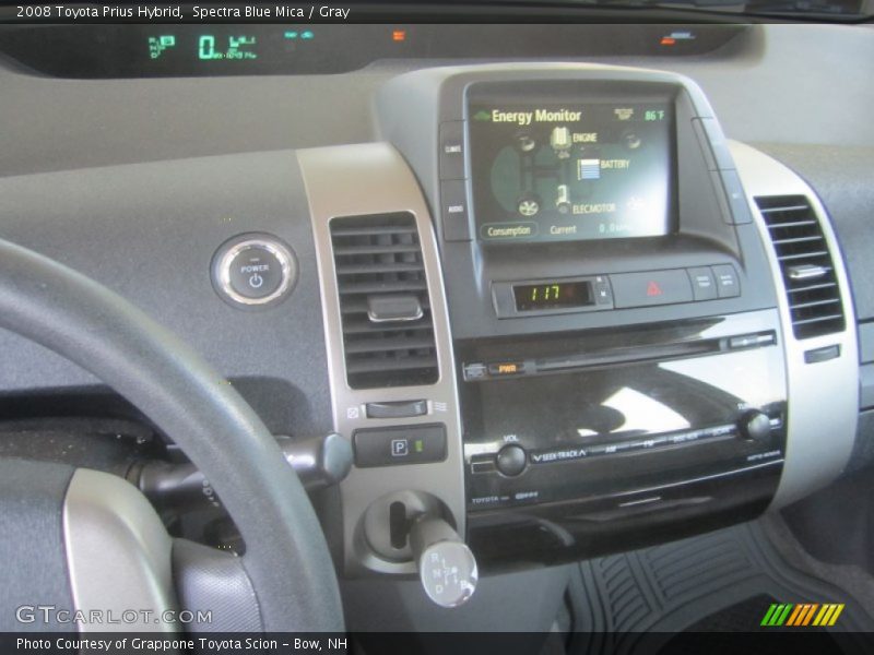 Spectra Blue Mica / Gray 2008 Toyota Prius Hybrid
