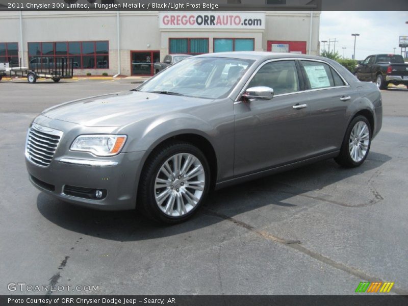 Tungsten Metallic / Black/Light Frost Beige 2011 Chrysler 300 Limited