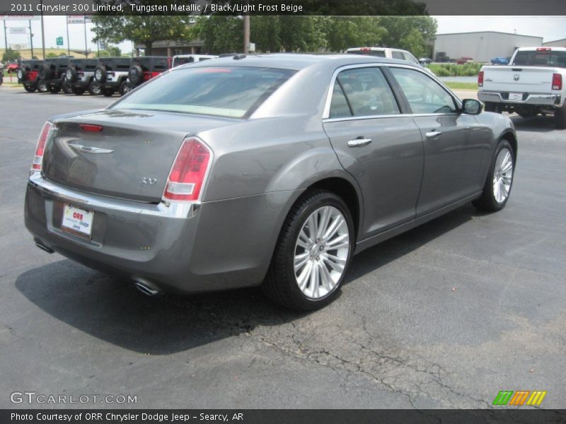 Tungsten Metallic / Black/Light Frost Beige 2011 Chrysler 300 Limited