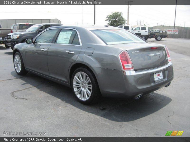Tungsten Metallic / Black/Light Frost Beige 2011 Chrysler 300 Limited