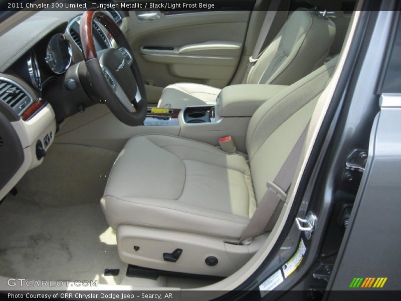 Tungsten Metallic / Black/Light Frost Beige 2011 Chrysler 300 Limited