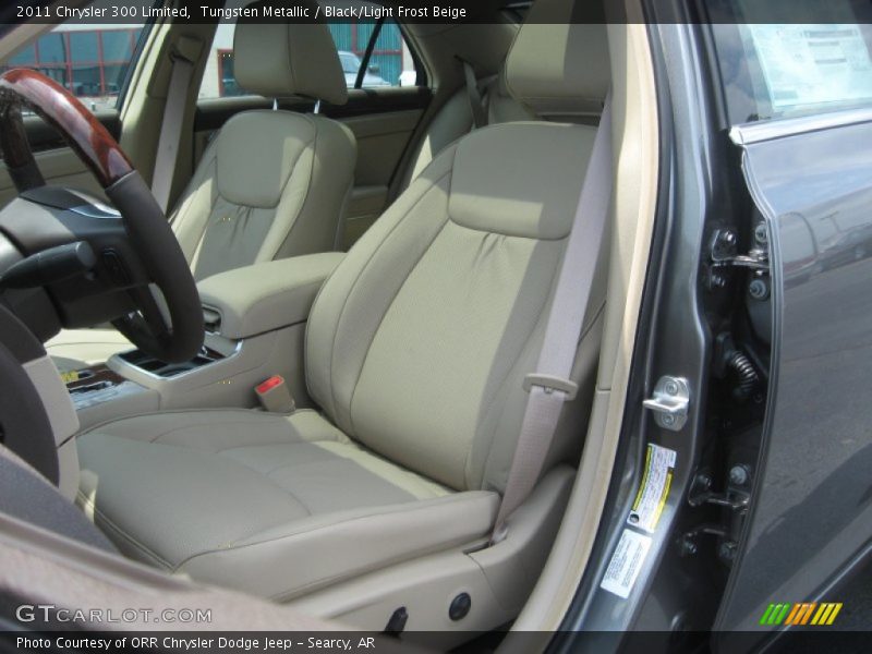 Tungsten Metallic / Black/Light Frost Beige 2011 Chrysler 300 Limited