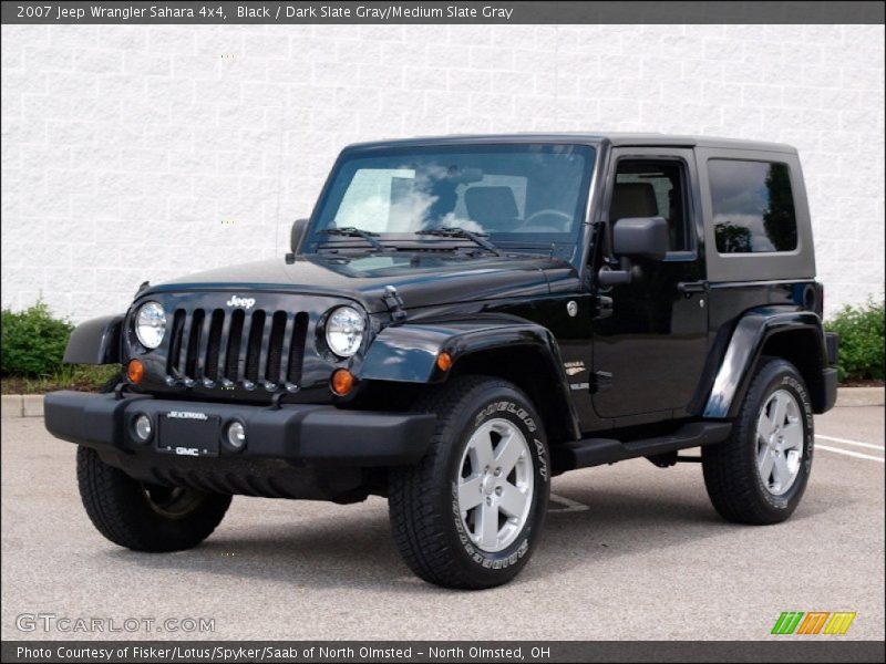 Black / Dark Slate Gray/Medium Slate Gray 2007 Jeep Wrangler Sahara 4x4