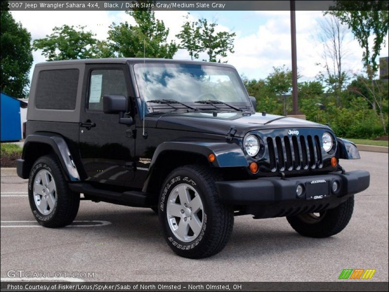 Black / Dark Slate Gray/Medium Slate Gray 2007 Jeep Wrangler Sahara 4x4
