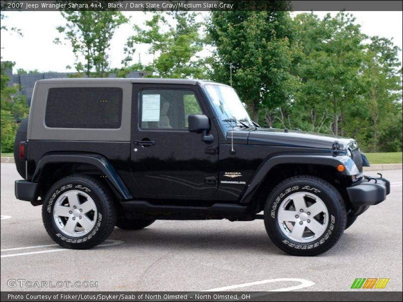Black / Dark Slate Gray/Medium Slate Gray 2007 Jeep Wrangler Sahara 4x4