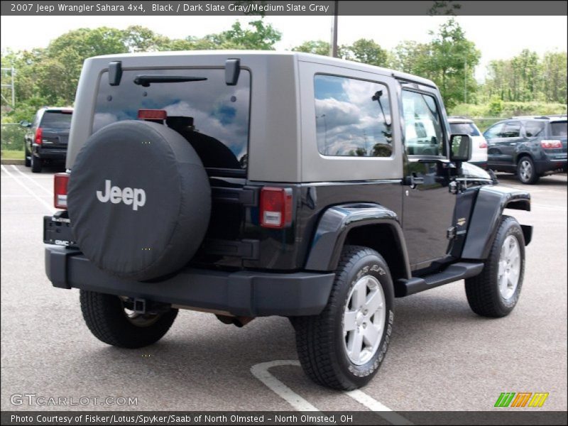 Black / Dark Slate Gray/Medium Slate Gray 2007 Jeep Wrangler Sahara 4x4