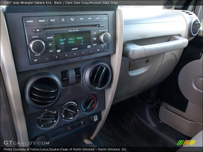 Black / Dark Slate Gray/Medium Slate Gray 2007 Jeep Wrangler Sahara 4x4