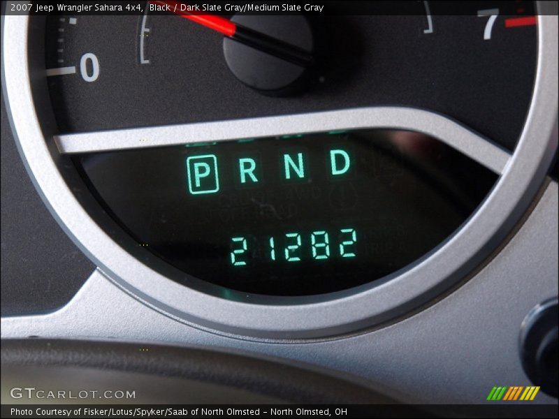 Black / Dark Slate Gray/Medium Slate Gray 2007 Jeep Wrangler Sahara 4x4