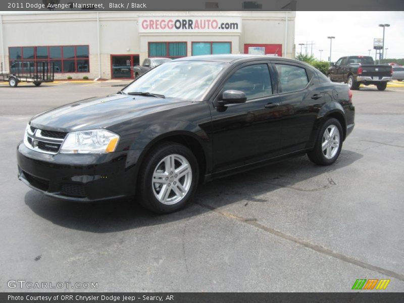 Black / Black 2011 Dodge Avenger Mainstreet