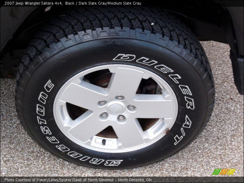 Black / Dark Slate Gray/Medium Slate Gray 2007 Jeep Wrangler Sahara 4x4