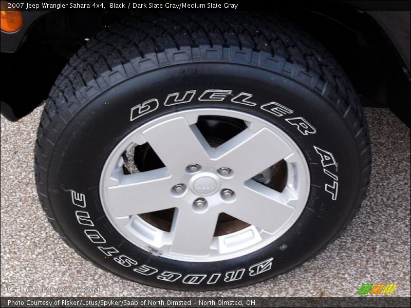 Black / Dark Slate Gray/Medium Slate Gray 2007 Jeep Wrangler Sahara 4x4