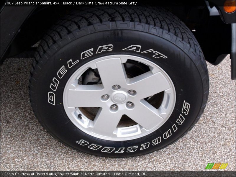 Black / Dark Slate Gray/Medium Slate Gray 2007 Jeep Wrangler Sahara 4x4