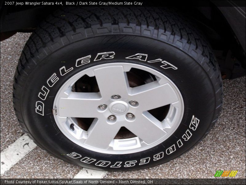 Black / Dark Slate Gray/Medium Slate Gray 2007 Jeep Wrangler Sahara 4x4