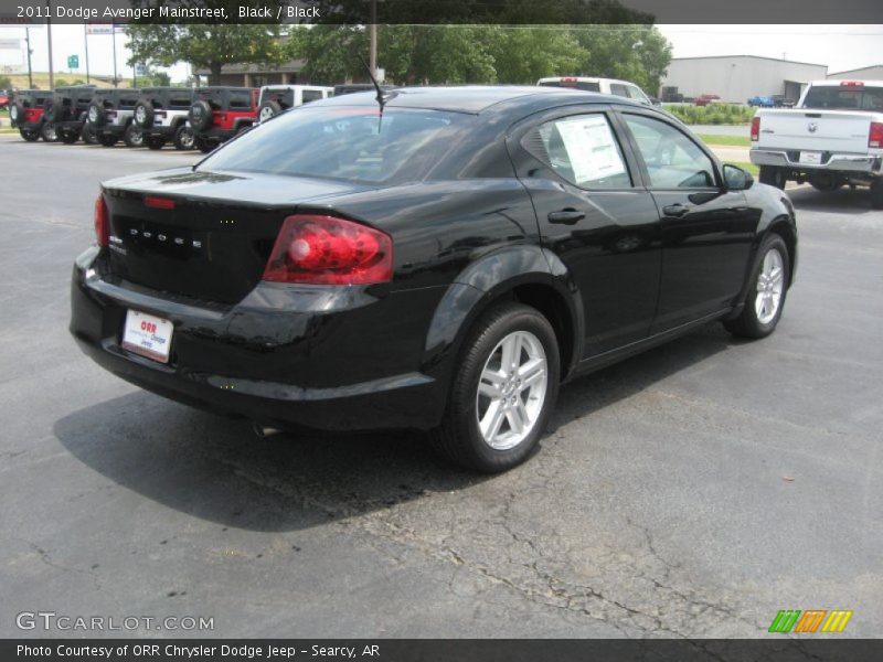 Black / Black 2011 Dodge Avenger Mainstreet