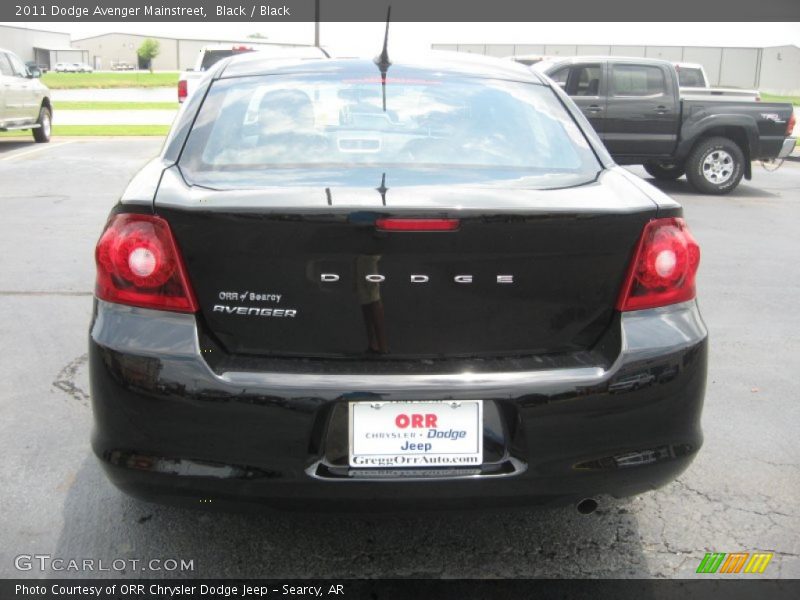 Black / Black 2011 Dodge Avenger Mainstreet