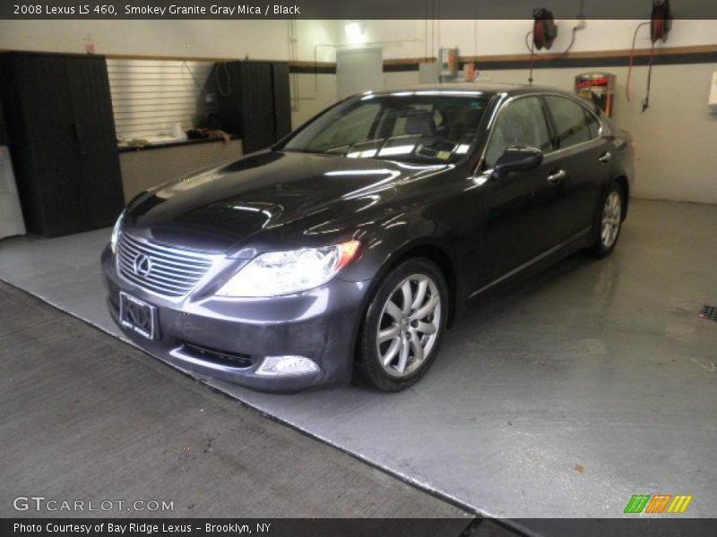 Smokey Granite Gray Mica / Black 2008 Lexus LS 460