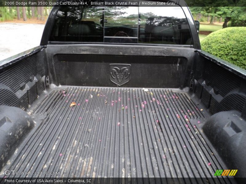 Brilliant Black Crystal Pearl / Medium Slate Gray 2006 Dodge Ram 3500 Quad Cab Dually 4x4
