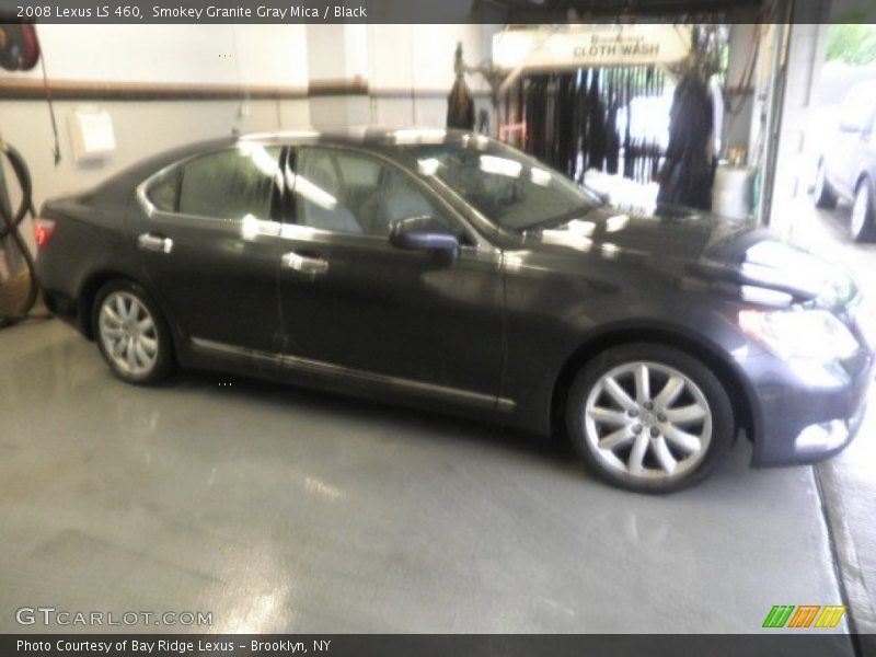 Smokey Granite Gray Mica / Black 2008 Lexus LS 460