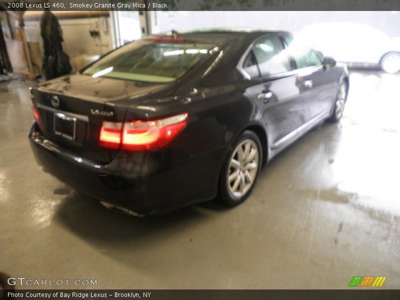 Smokey Granite Gray Mica / Black 2008 Lexus LS 460