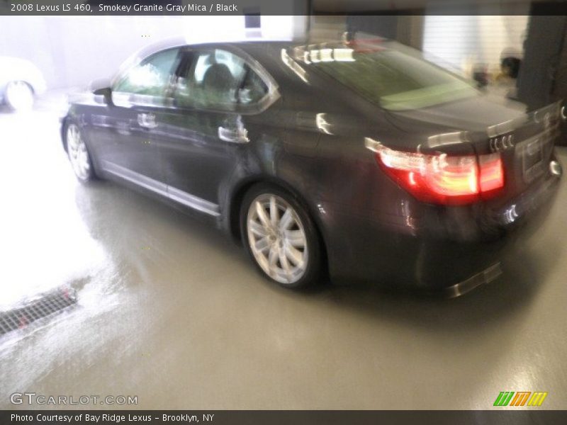 Smokey Granite Gray Mica / Black 2008 Lexus LS 460