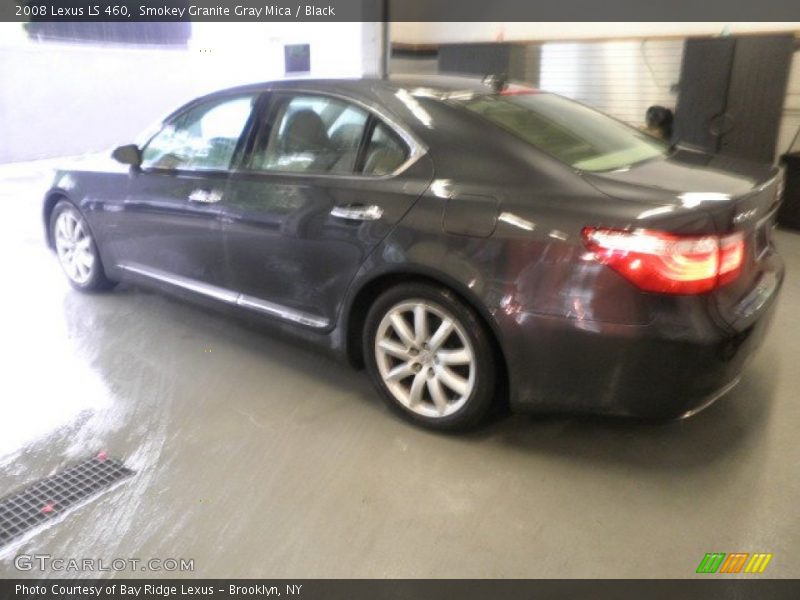 Smokey Granite Gray Mica / Black 2008 Lexus LS 460