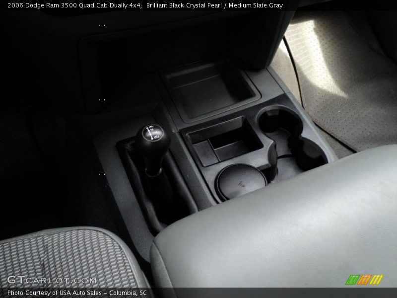 Brilliant Black Crystal Pearl / Medium Slate Gray 2006 Dodge Ram 3500 Quad Cab Dually 4x4
