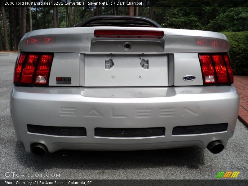 Silver Metallic / Dark Charcoal 2000 Ford Mustang Saleen S281 Convertible