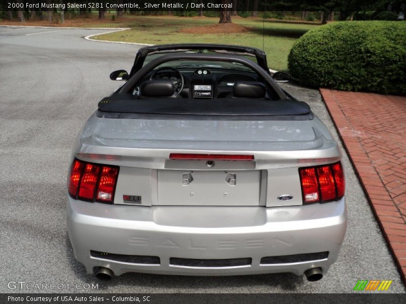 Silver Metallic / Dark Charcoal 2000 Ford Mustang Saleen S281 Convertible