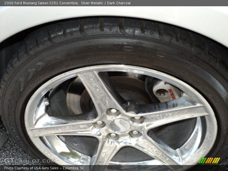 Silver Metallic / Dark Charcoal 2000 Ford Mustang Saleen S281 Convertible
