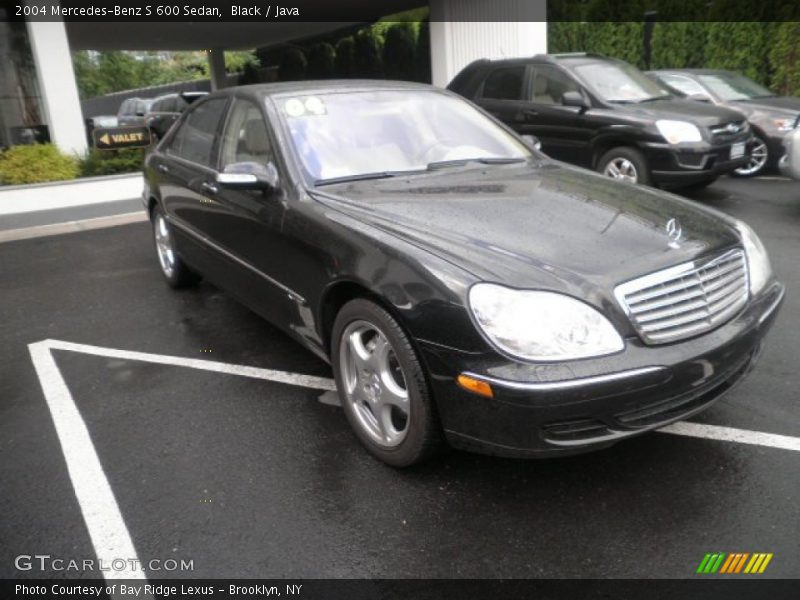 Black / Java 2004 Mercedes-Benz S 600 Sedan