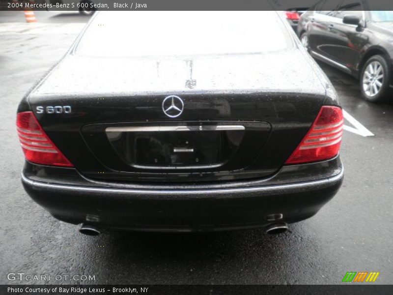 Black / Java 2004 Mercedes-Benz S 600 Sedan
