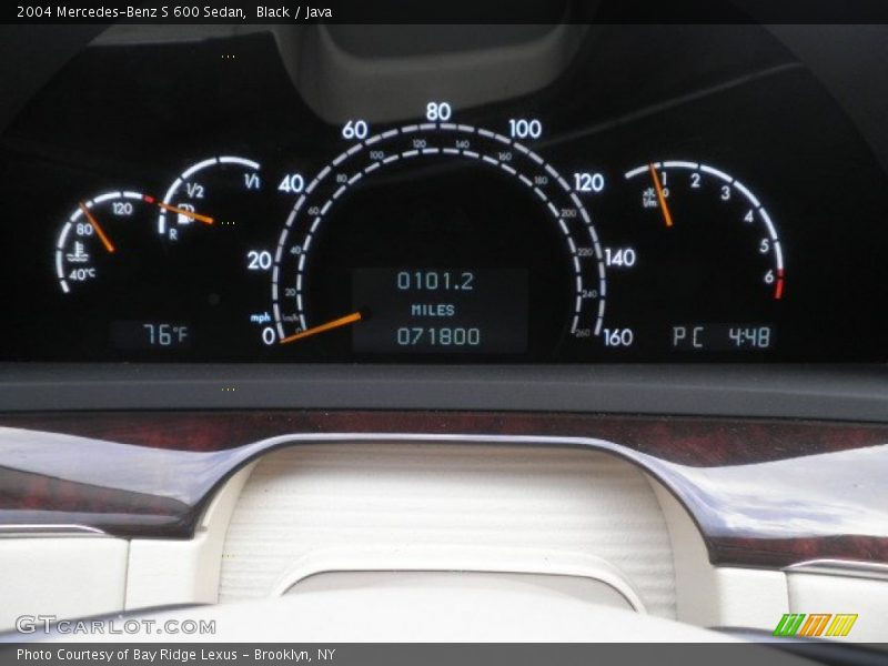 Black / Java 2004 Mercedes-Benz S 600 Sedan