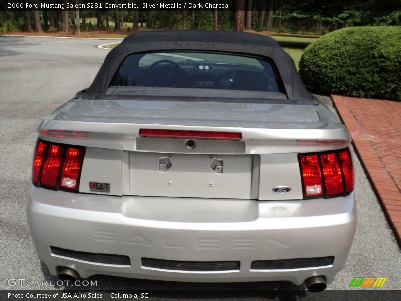 Silver Metallic / Dark Charcoal 2000 Ford Mustang Saleen S281 Convertible